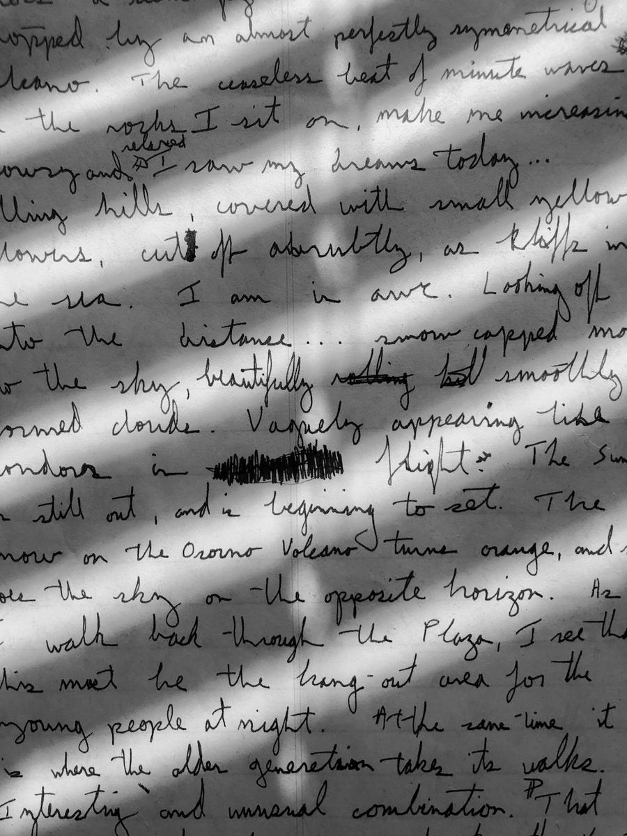 Handwritten letter